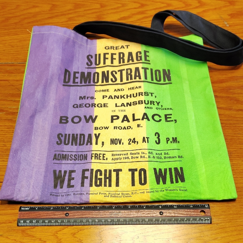 LAST CHANCE Museum of London Suffragette Tote Bag – Vintage‑Style Women’s Rights